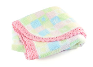 Crochet Edge Around a Fleece Blanket