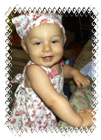 Abigail in her Sunday Best