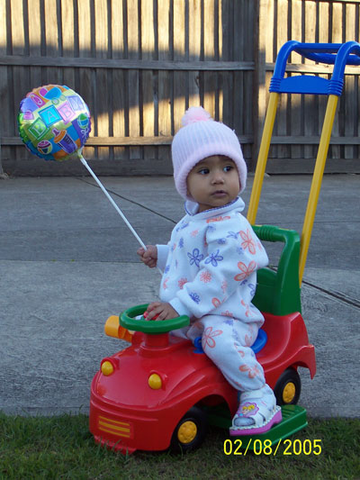 Bastrisyia in her Car