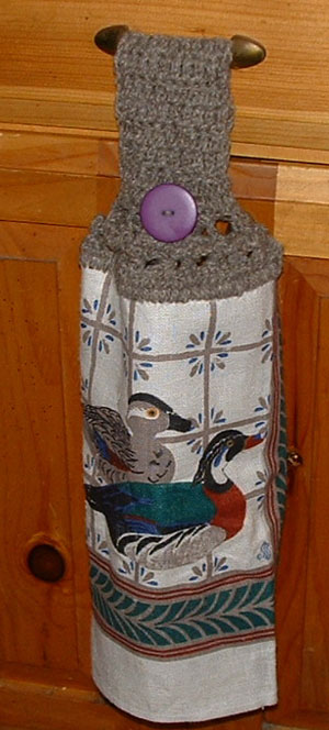 A Warm Thank You  - Crocheted Hand Towel