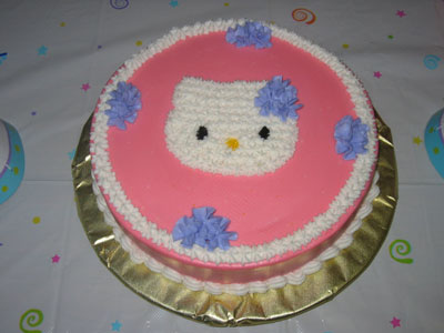 Hello Kitty Face Painting. Hello Kitty Cake