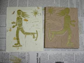 Making Linoleum Block Prints