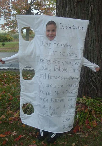 Letter to Grandma Costume