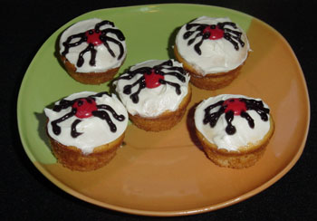 Spider Cup Cakes