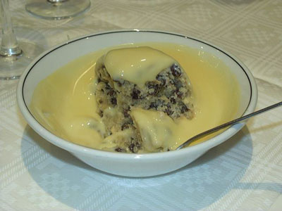 Ssiesz pałke english food spotted dick
