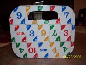 playing card had bag