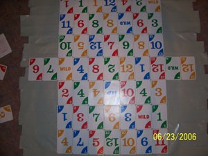 playing card had bag