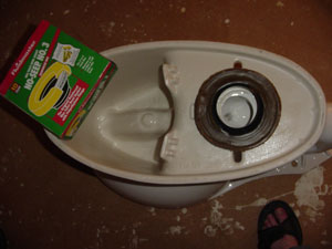 Replacing a Wax Toilet Ring