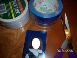 Duct Tape Picture Frame