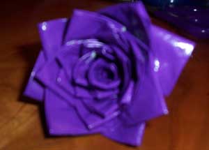duct tape rose