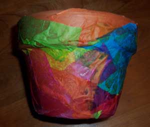 Tissue Paper Pot