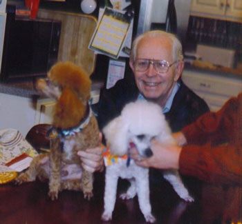 Lili and Rusty (Mini Poodles)