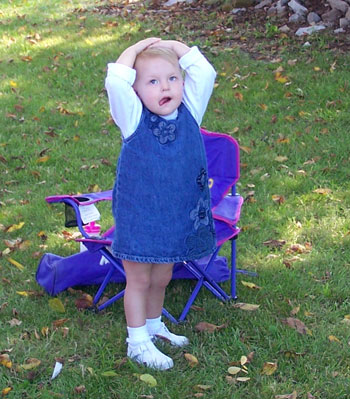 Gracie and Kids at Picnic