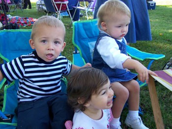 Gracie and Kids at Picnic