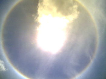 Rainbow Captured Sun