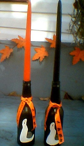 Halloween Candleholders