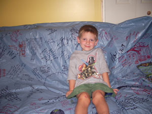 Birthday Tablecloth Keepsake