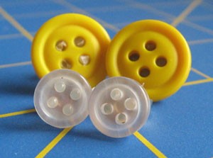 Button Post Earrings