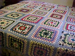 Granny Square Afghan
