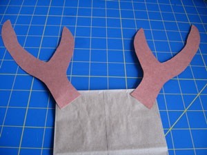 Paper Bag Reindeer Puppet
