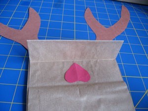 Paper Bag Reindeer Puppet