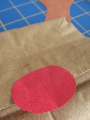 Paper Bag Reindeer Puppet