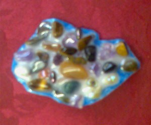 Stone Brooch