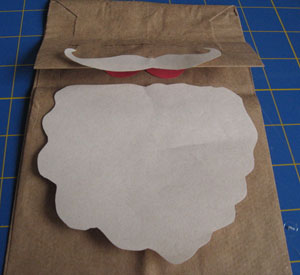 Paper Bag Santa Puppet