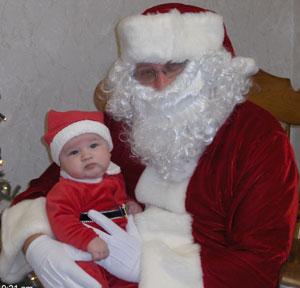 Jacob with Santa