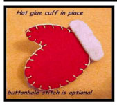 Mitten Card Holder