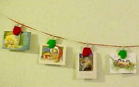 Mitten Card Clips