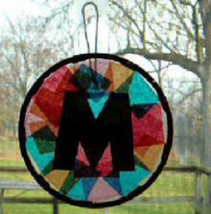 "Stained Glass" Letters