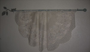 Lace Tablecloth Wall Hanging