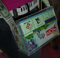 Board Game Purse Made With Vinyl