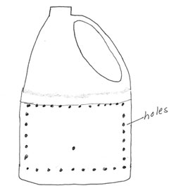 Bleach Bottle Santa