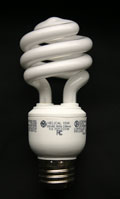 compact flourescent bulb