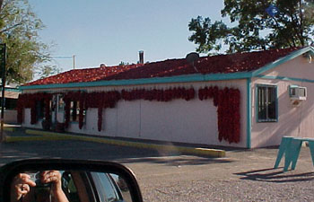 Drying Peppers on the Roof