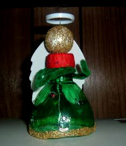 Pop Bottle Angel for Christmas