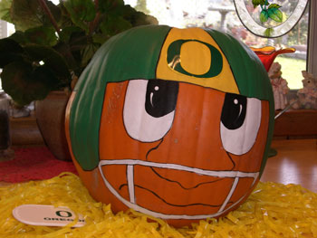 Oregon Ducks Pumpkin