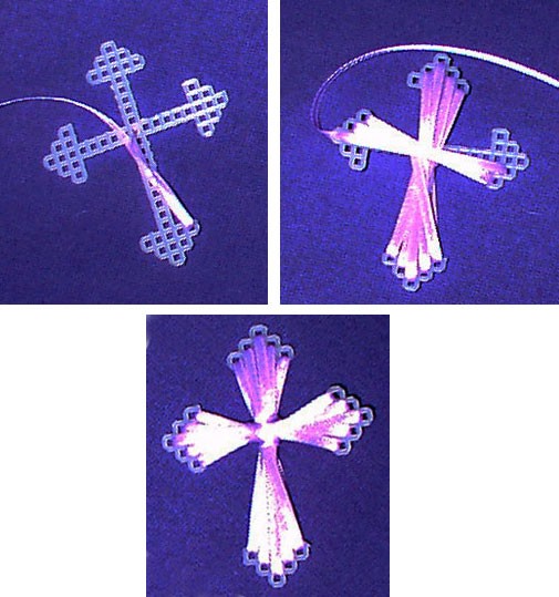 Easter Ribbon Cross Craft Project