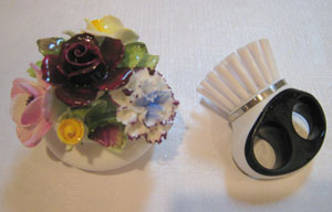 Cleaning Delicate China Flowers