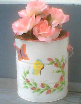Paint Can Flower Pot