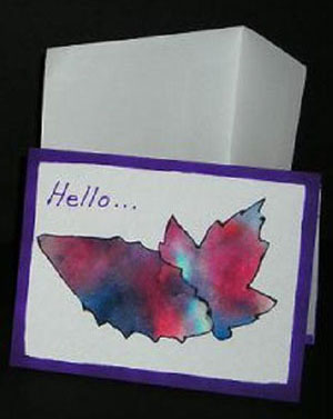 Tie Dye Note Cards Craft Project