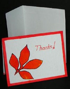 Tie Dye Note Cards Craft Project