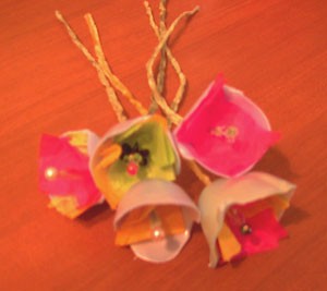 Egg Carton Flower Craft
