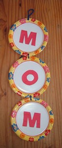 Mother's Day M-O-M Plates Craft