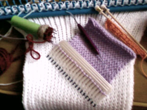 A Cheap Pocket Knitting Rake