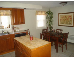 Cherry Colored Cabinets