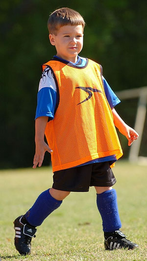 Ethan at His First Soccer Game