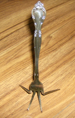 Fork Business Card or Place Card Holder